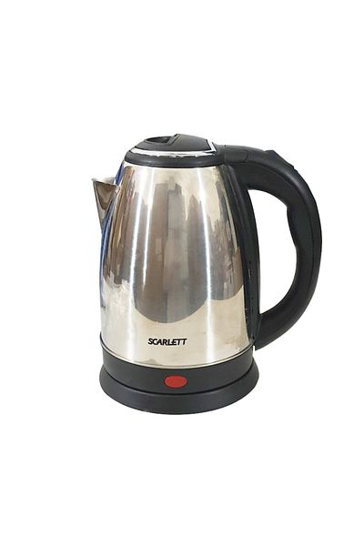 SCARLETT Cana Fierbator Scarlett 1500 W, 2 L, Oprire automata, Inox/Negru