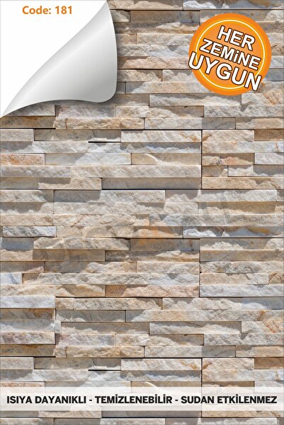 DECOMALL Suya Dayanıklı 100X100 CM Mutfak Banyo Zemin Mermer Fayans Yapışkanl...