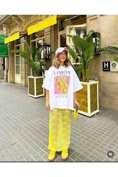JANSO GROUP Women's Cotton Printed Only You Tshirt Oversize Large Size