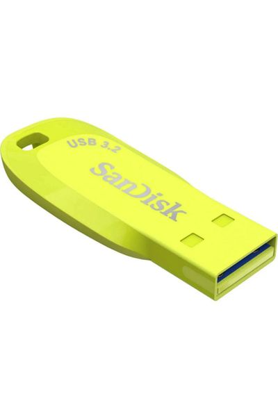 SanDisk ذاكرة فلاش Ultra Shift سعة 512 جيجابايت USB 3.2 باللون الأصفر SDCZ410-512G-G46EP