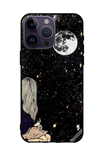 Covernex غطاء حماية لهاتف Apple iPhone 14 Pro Max مع إطلالة على القمر