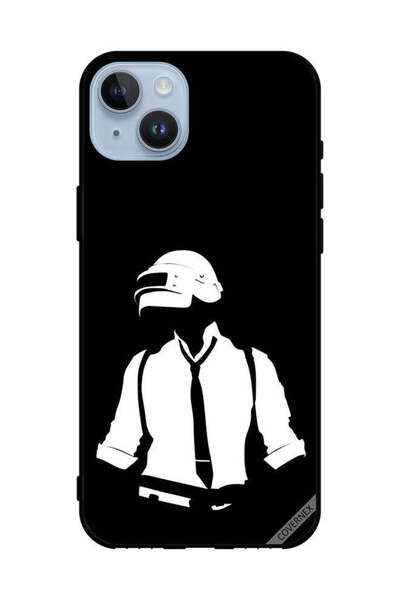Covernex غطاء حماية لجهاز Apple iPhone 14 Plus Pubg أبيض وأسود