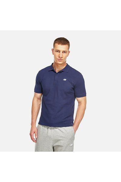 New Balance Ανδρικό μπλουζάκι Navy Blue Lifestyle - MNT3415-AVI