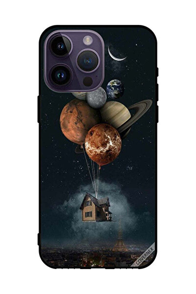 Covernex غطاء حماية لهاتف Apple iPhone 14 Pro Max من Balloon Planets Takes Home