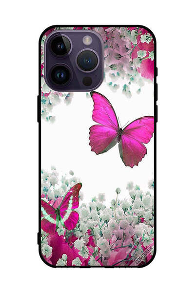 Covernex Protective Case Cover For Apple iPhone 14 Pro Max Butterflies & Flowers
