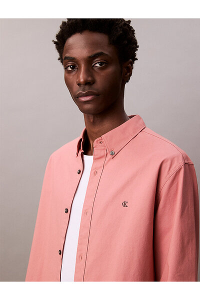 Calvin Klein Erkek Turuncu Diğer Gömlekler