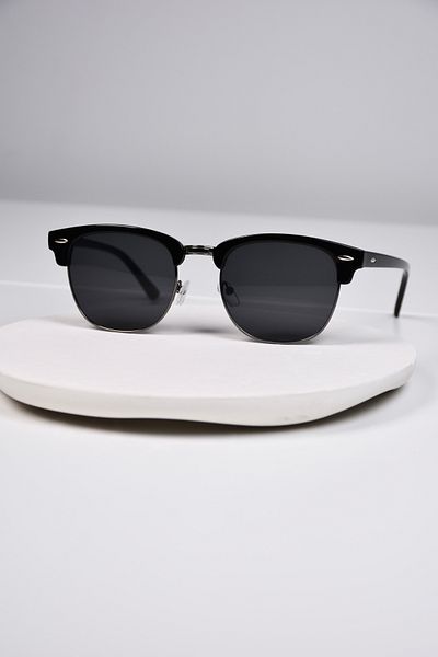 LOOKUP NEW Unisex Women Men Uv400 Protected Square Master Metal Classic Model Hinged Sunglasses