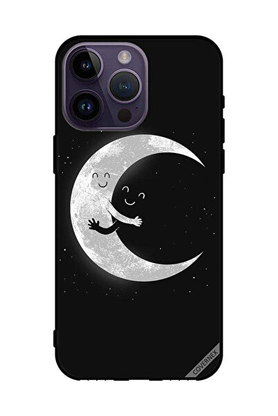 Covernex غطاء حماية لهاتف Apple iPhone 14 Pro Max عناق القمر والسماء المظلمة