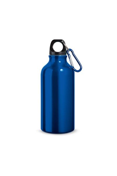 dalimag Aluminum Sports Bottle with Carabiner, 400ml, Dark Blue, Dalimag