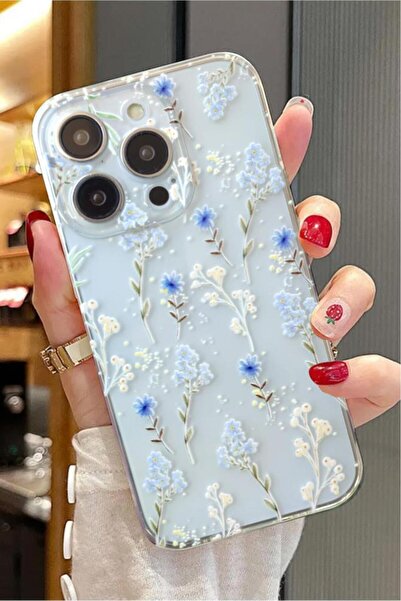 3GEN CASE İphone 16 Pro Uyumlu Desenli Şeffaf Lux Silikon Kılıf