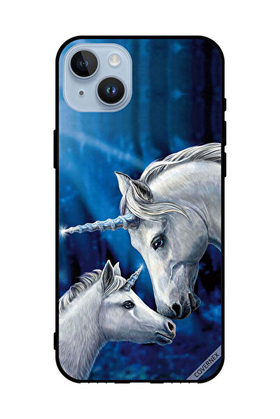 Covernex غطاء حماية لهاتف Apple iPhone 14 Plus - محب يونيكورن - طفل يونيكورن