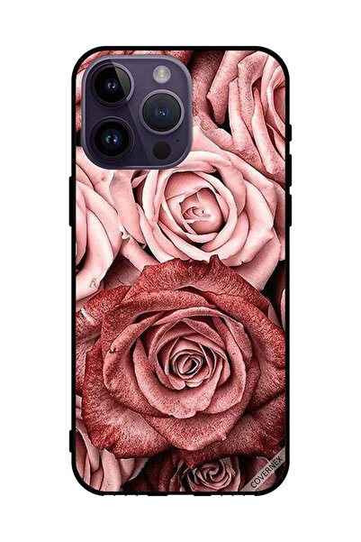 Covernex غطاء حماية لهاتف Apple iPhone 14 Pro Max - زهور الخوخ