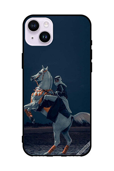 Covernex غطاء حماية لهاتف آيفون 14 من آبل - شاب على حصان
