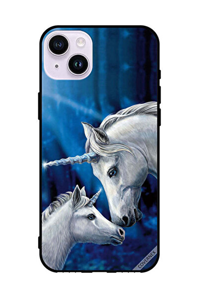 Covernex غطاء حماية لهاتف Apple iPhone 14 - محب يونيكورن - طفل يونيكورن