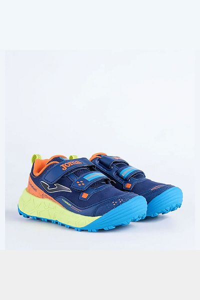 Joma Children's Running - Walking Shoes Adventure Jr 2403 Navy Orange Yellow Jadvw2403V