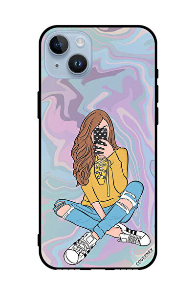 Covernex غطاء حماية لهاتف Apple iPhone 14 Plus صورة فتاة تلتقط صورة
