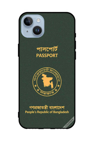 Covernex غطاء حماية لهاتف Apple iPhone 14 Plus بنمط جواز سفر بنغلاديش