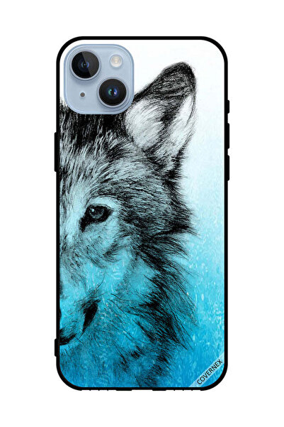Covernex غطاء حماية لهاتف Apple iPhone 14 Plus نصف وجه ذئب