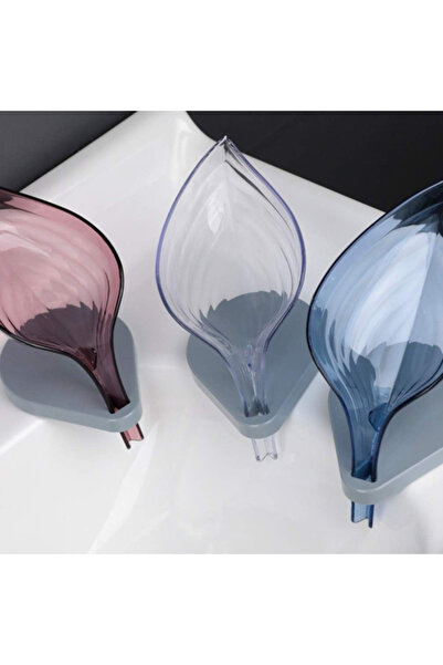 OEM Suport de săpun transparent, albastru