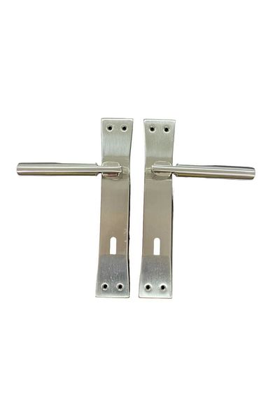 BD DİGİTAL Sofuoglu Fırat Florya Nickel Satin Room Door Handle