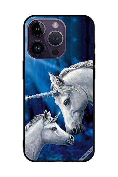 Covernex غطاء حماية لهاتف Apple iPhone 14 Pro - محب يونيكورن - طفل يونيكورن