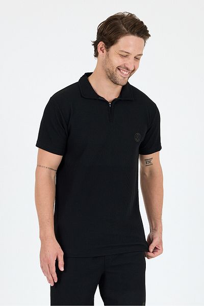 Rodi Men's Capris Polo Neck Short Sleeve T-Shirt – Comfortable Fit, Breathable Fabric Men's T-Shirt 7918