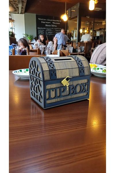 reha toys Tip Box, Tip Box, Piggy Bank, Crate Type Tipbox