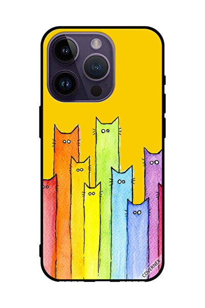 Covernex غطاء حماية لهاتف Apple iPhone 14 Pro - فن دمية القطة