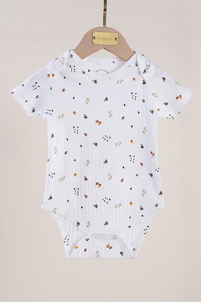 Bondberro 2-Piece Set Camisole Envelope Collar Newborn and Baby Bodysuit
