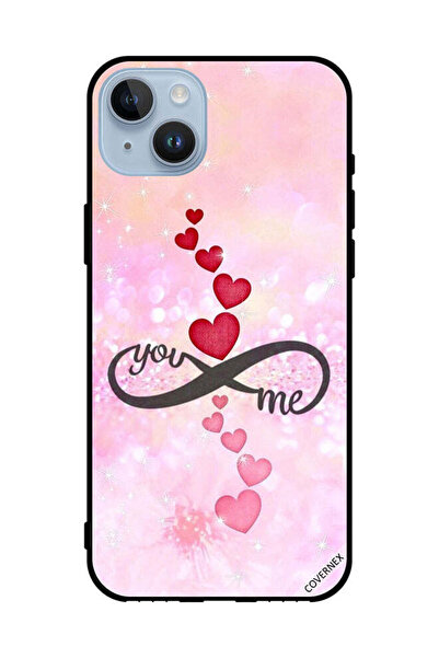 Covernex غطاء حماية لهاتف Apple iPhone 14 Plus قلوب أنت وأنا للأبد