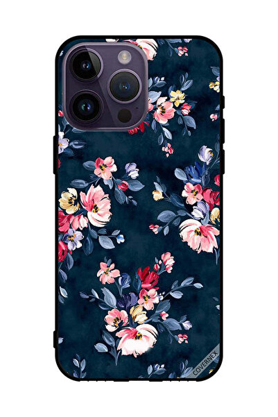 Covernex غطاء حماية لهاتف Apple iPhone 14 Pro Max مزين برسومات زهور مرسومة يد...