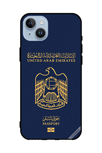 Covernex غطاء حماية لهاتف Apple iPhone 14 Plus بنمط جواز سفر الإمارات العربية...