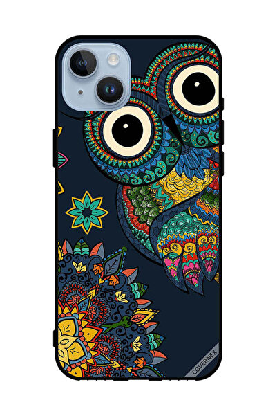 Covernex غطاء حماية لهاتف Apple iPhone 14 Plus بتصميم بومة زهرية