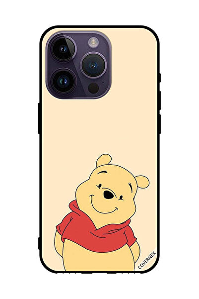 Covernex غطاء حماية لهاتف Apple iPhone 14 Pro - الدب في وضع السعادة