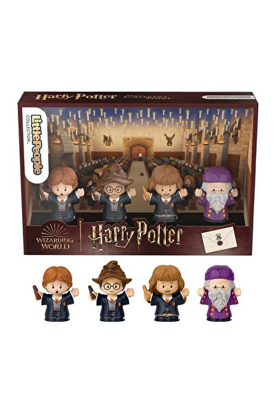 FISHER PRICE HVG45 Little People Collector Harry Potter ve Felsefe Taşı 4lü F...