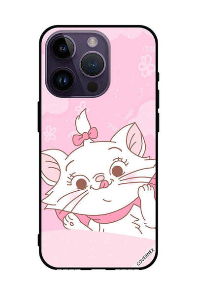 Covernex غطاء حماية لهاتف Apple iPhone 14 Pro مشبك شعر قطة
