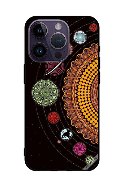 Covernex غطاء حماية لهاتف Apple iPhone 14 Pro بأشكال ماندالا الفضائية