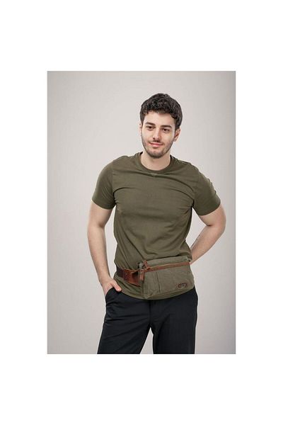 ÇÇS Ççs 31510 Double Canvas Waist Bag Green