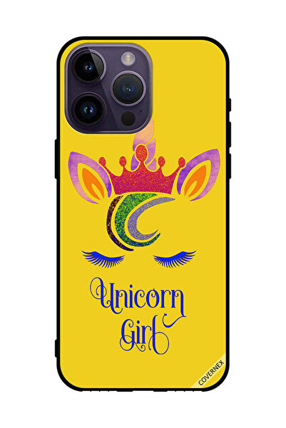 Covernex غطاء حماية لهاتف Apple iPhone 14 Pro Max بتصميم فتاة وحيد القرن