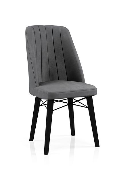 Desire Babyface Berlin Chair, Black Painted Legs, Made of Class I Hornbeam, kitchen, living room