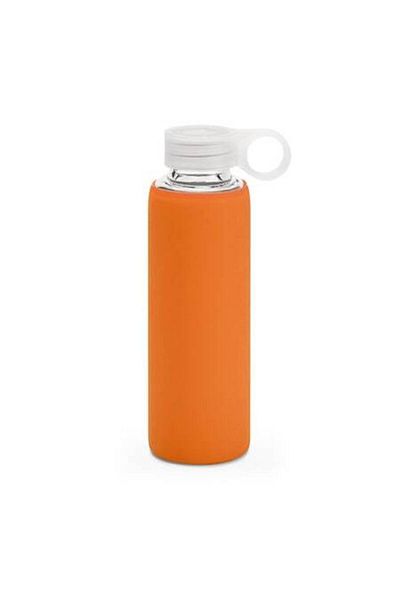 dalimag Sport Bottle with Silicone Sleeve, 380 ml, Orange