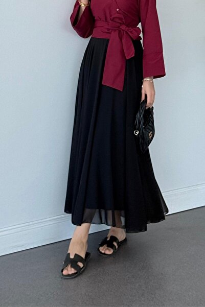 Hazamoda تنورة حمامة سوداء