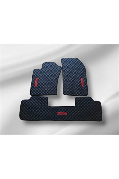 BalcıoğluSRV Fiat Egea Sedan Uyumlu 2015-2025 Siyah Baklava Desen Deri Kapito...