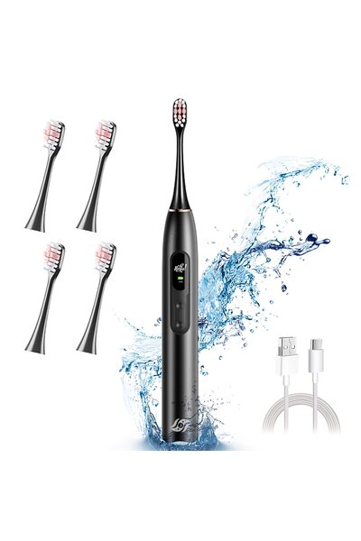 JFlow Periuta de dinti Sonica, Jetflow, Portabila, Impermeabila, Curatare superioara, 5 moduri, Pana la 18