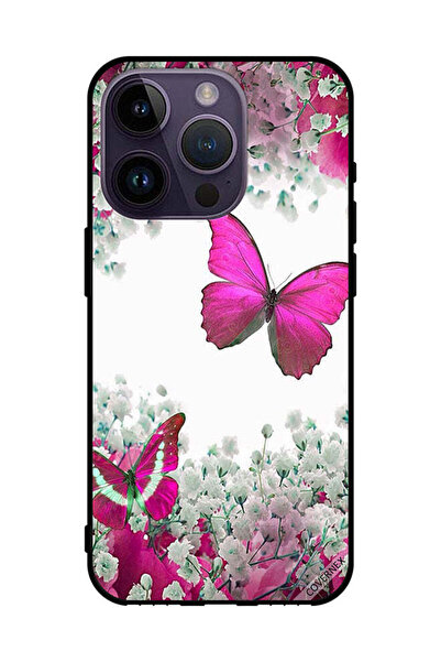 Covernex Protective Case Cover For Apple iPhone 14 Pro Butterflies & Flowers