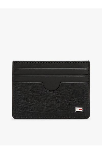Tommy Hilfiger Men's Black Card Holder