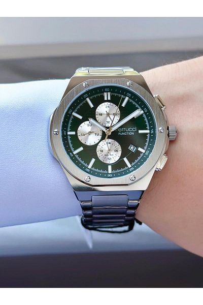 Ferrucci Men's Functions Active Metal Cord Wrist Watch