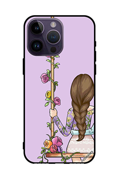 Covernex غطاء حماية لهاتف Apple iPhone 14 Pro Max صورة للزوجين بنصف صورة