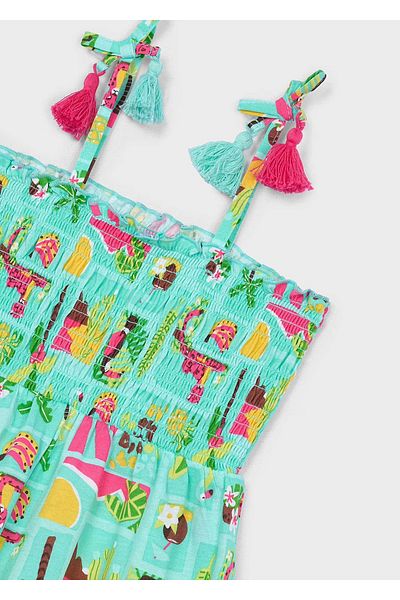 MAYORAL Girl's Patterned Jumpsuit