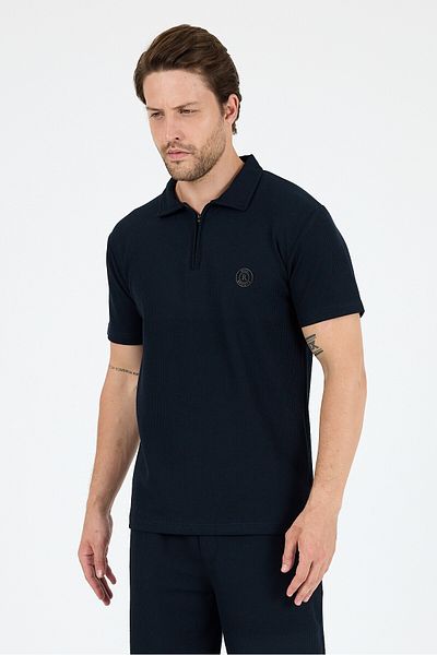 Rodi Men's Capris Polo Neck Short Sleeve T-Shirt – Comfortable Fit, Breathable Fabric Men's T-Shirt 7918